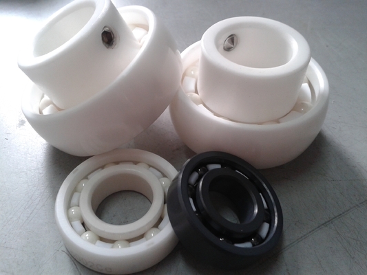 Керамическая вставка ZrO2 UC205 Шарикоподшипник Клетка из PTFE С адаптивной резьбой в конвейерных системах